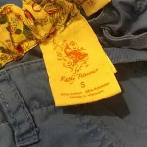 Dark blue size small koi scrub pants